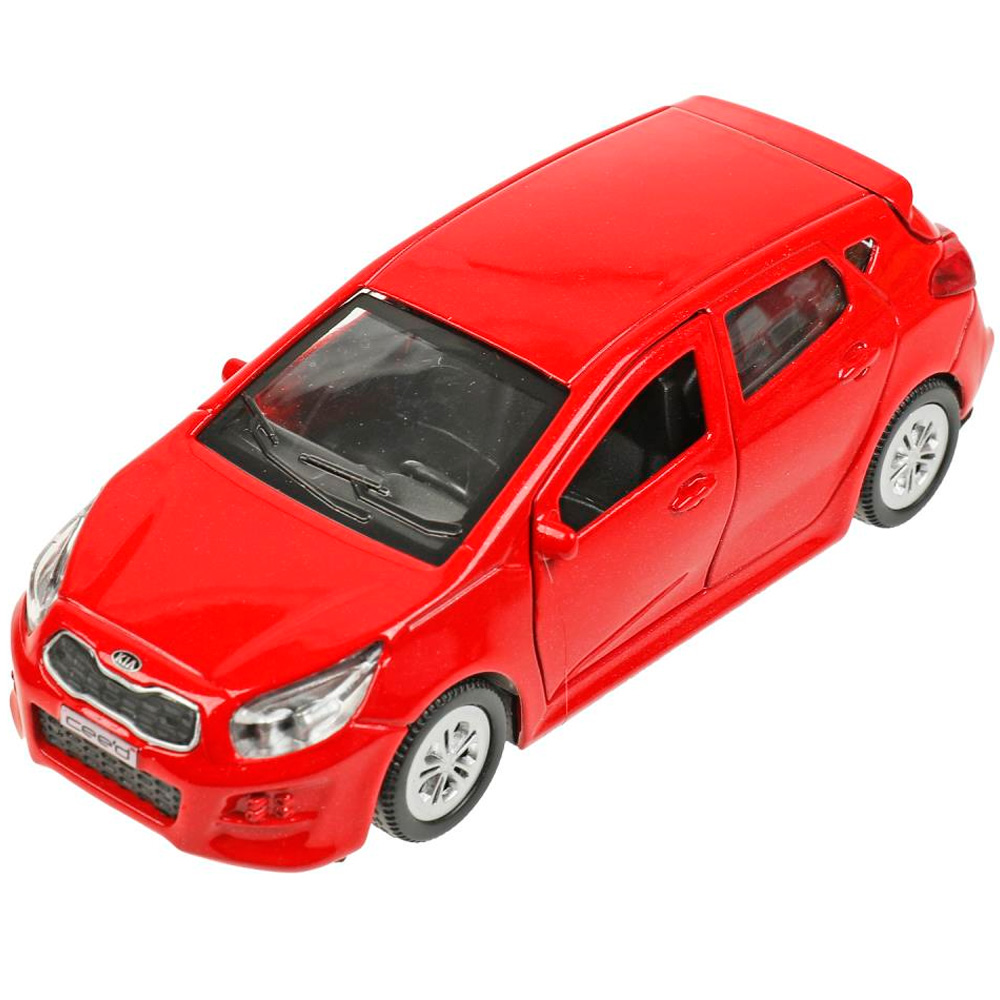 Модель CEED-12-RD KIA CEED длина 12 см, двери, багаж, инерц, красный Технопарк  в коробке