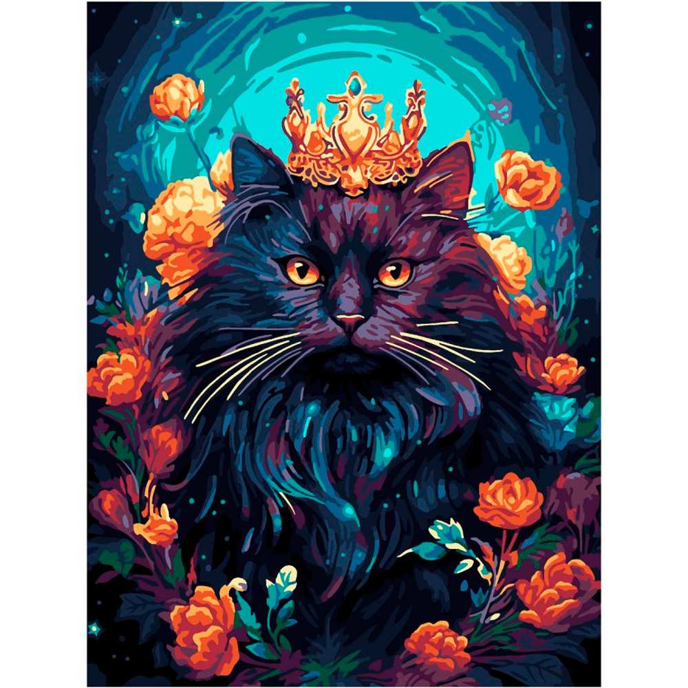 Набор ДТ Картина по номерам 28,5*38 см Царь-кот Кпн-376 Lori