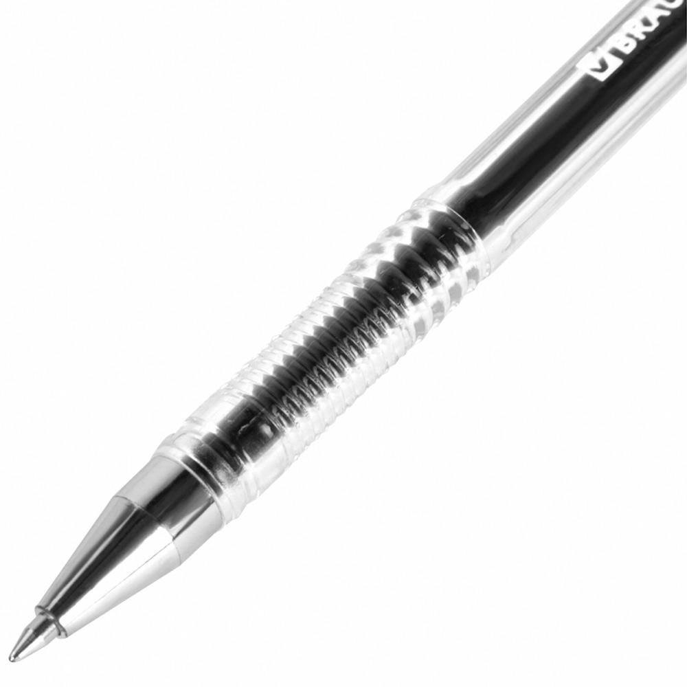 Ручка гелевая черная СОЮЗ BRAUBERG, 143963