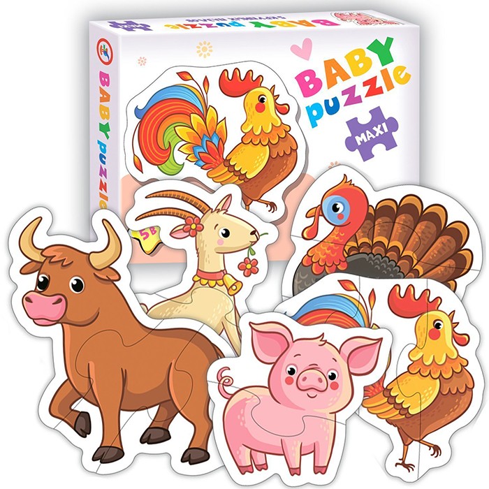 Пазл Baby Puzzle. В деревне 3993.