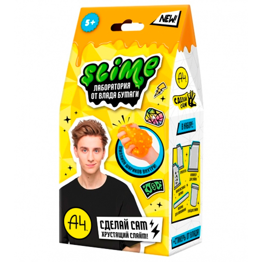 Лизун Slime лаборатория Crunch slime 100 г SS500-40189.