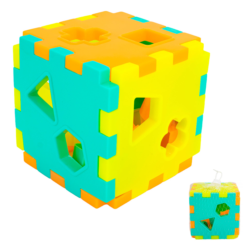 Логическая игрушка Куб (в сеточке) TB-130
