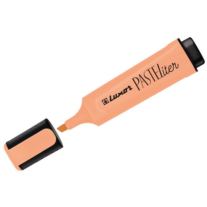 Текстовыделитель Luxor "Pasteliter" пастельный оранжевый, 1-5мм 4023P.