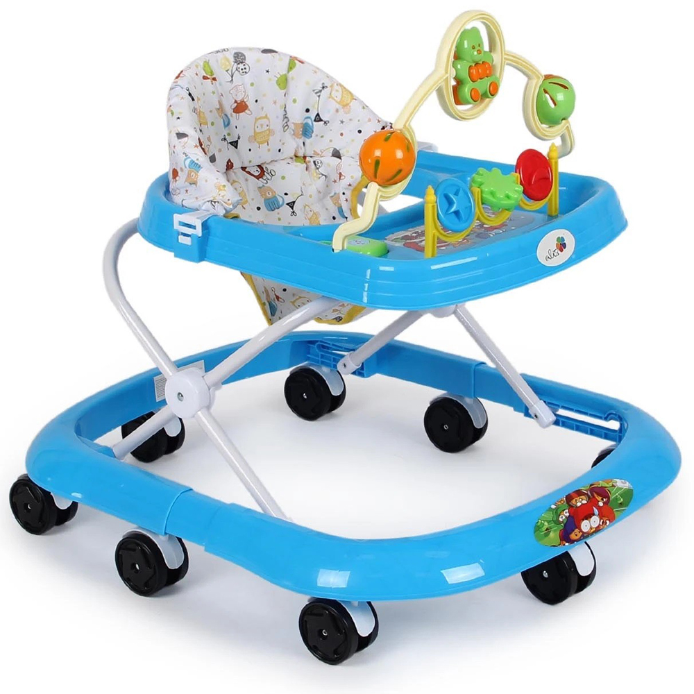 Ходунки Мишка 8 кол. муз. игрушки голубой 228 Ходунки Мишка 8 кол. муз. игрушки голубой 228