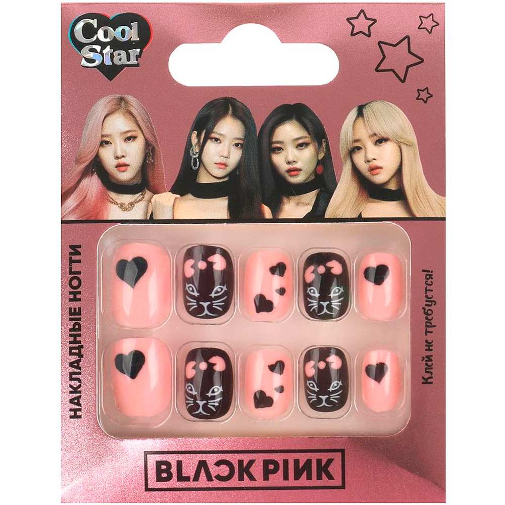 Ногти накладные black pink Cool Star 115615-BP-TTG