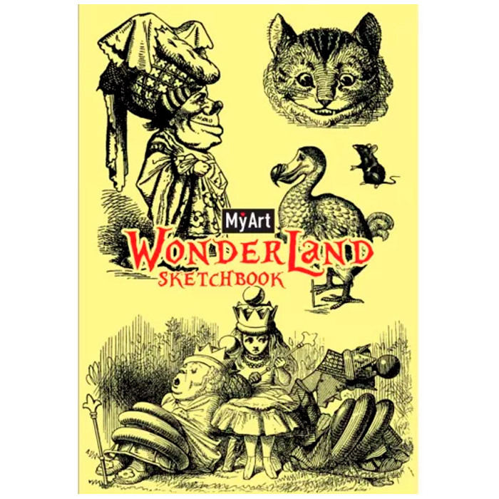 Скетчбук 467-0-159-00604-6 Wonderland sketchbook В стране чудес.MyArt