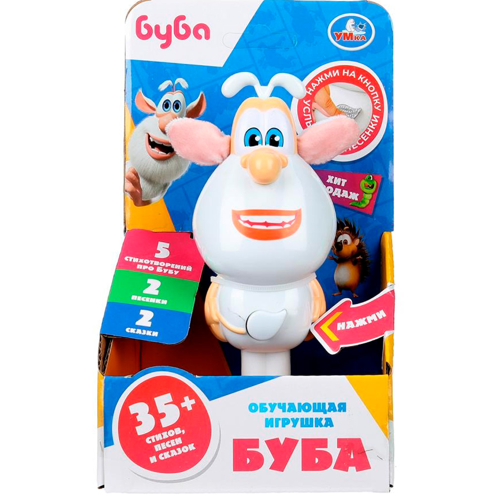 Игрушка на батарейках Буба 35+ стихов, песен и сказок HT565-R-WOD Игрушка на батарейках Буба 35+ стихов, песен и сказок HT565-R-WOD