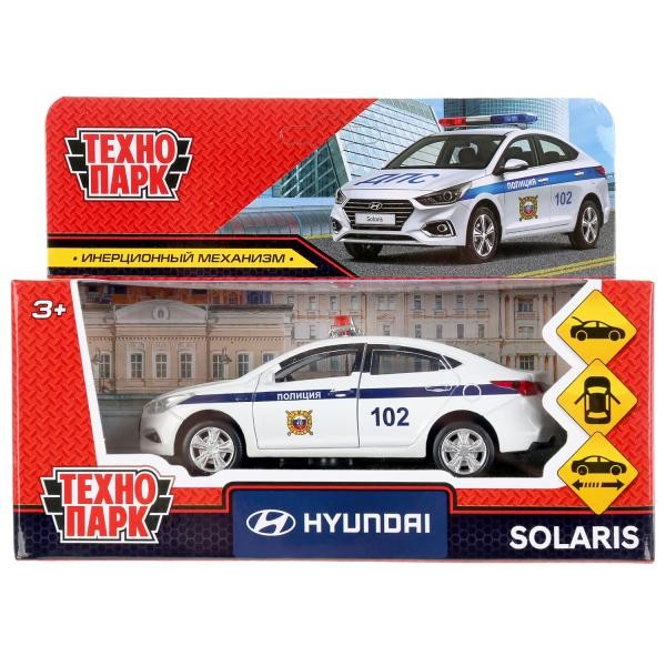 Модель SOLARIS2-12POL-WH HYUNDAI SOLARIS Полиция белый Технопарк  в кор.