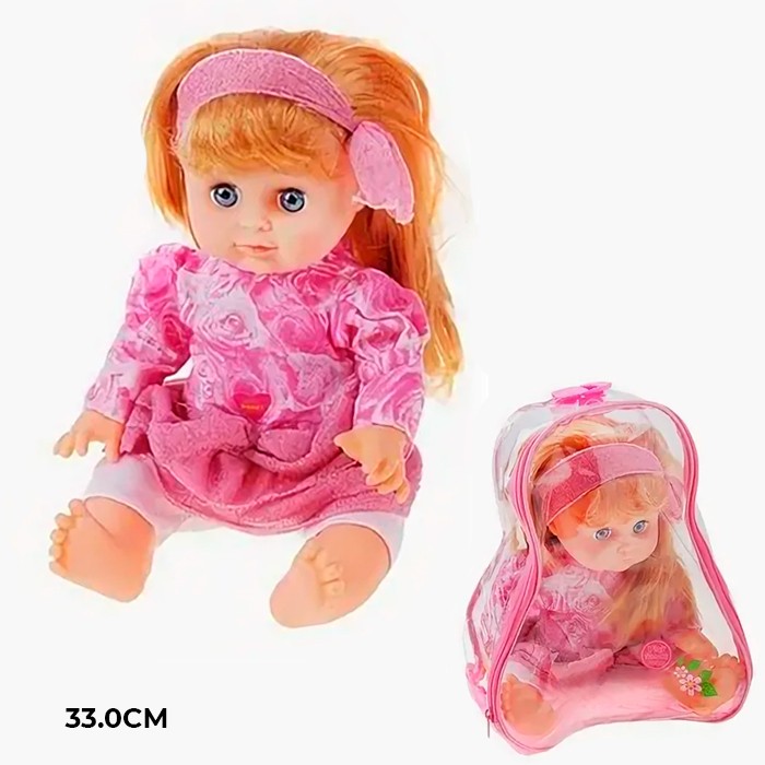 Кукла 5290 Алина в рюкзаке.