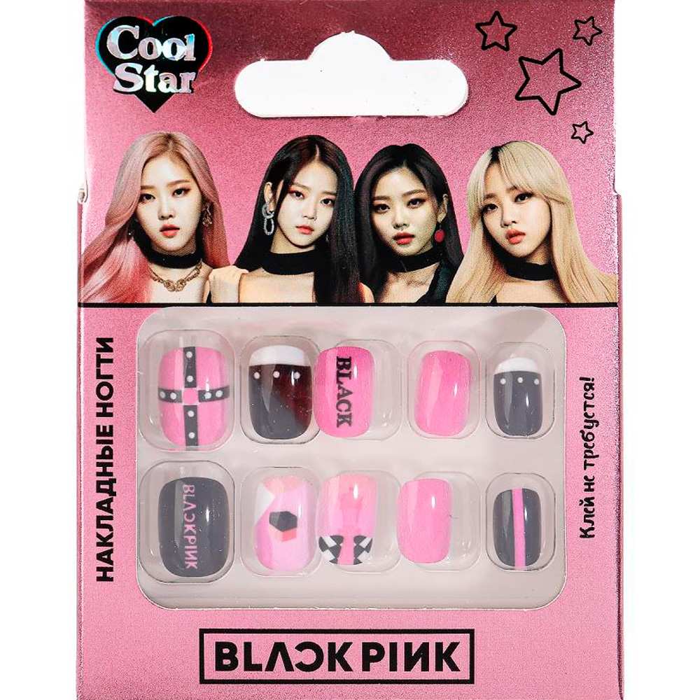 Ногти накладные black pink Cool Star 115621-BP-TTG