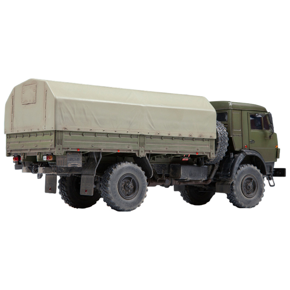 Сборная модель 3692 Российский двухосный грузовой автомобиль К-4350