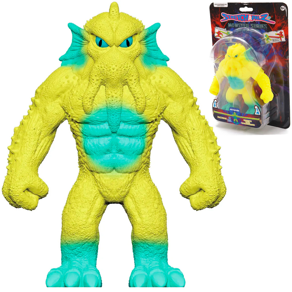Фигурка тянучка Stretchapalz Monsters/Монстры 14 см Осьминог 558254-2 Фигурка тянучка Stretchapalz Monsters/Монстры 14 см Осьминог 558254-2