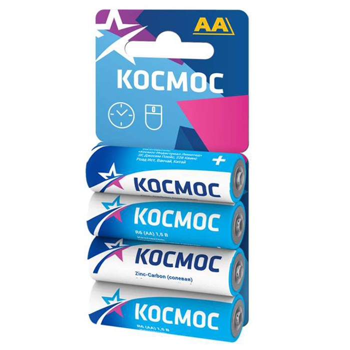 Элемент питания KOCR64BL  LR 6 Космос 4xBL . / цена за 1 шт /